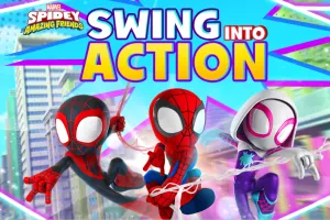 spidey swing into action